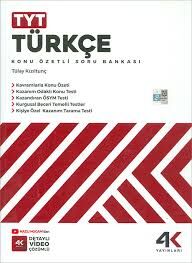 4K TYT TÜRKÇE KONU ÖZETLİ SORU BANKASI (25-26)