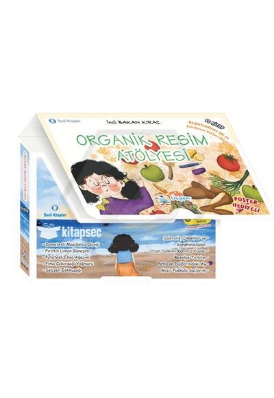 ÜÇGEN ÇOCUK ORGANİK RESİM ATÖLYESİ SETİ  (10 Kitap)