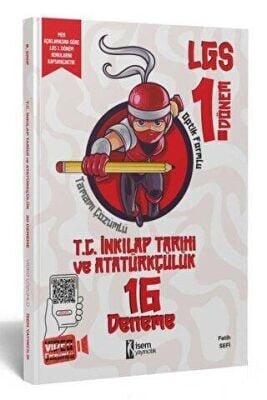 İSEM 8.SINIF TC İNKILAP TARİHİ ve ATATÜRKÇÜLÜK 1. DÖNEM 16 BRANŞ DENEME