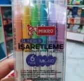 MİKRO MK610-24 SİLİNEBİLİR FOSFORLU KALEM 6 LI