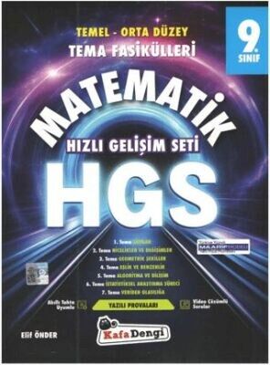 KAFADENGİ 9.SINIF HGS TEMA FASİKÜLLERİ MATEMATİK