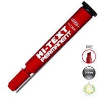 HI-TEXT MARKÖR KIRMIZI KESİK UÇ - 830PCK