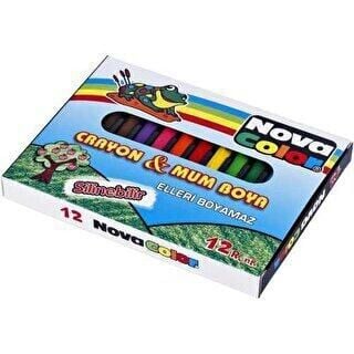 NOVA COLOR NC-1112 MUM BOYA KISA 12 Lİ
