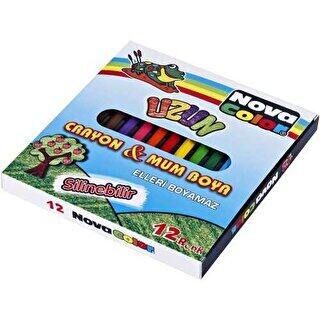 NOVA COLOR NC-2112 MUM BOYA KISA 12 Lİ