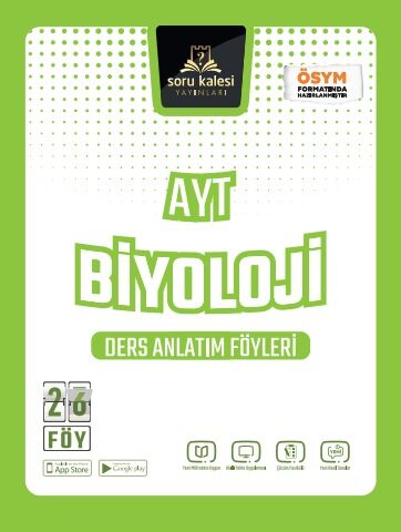 SORU KALESİ AYT BİYOLOJİ PREMİUM DERS ANLATIM FÖYLERİ