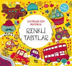 ÇOCUKLAR İÇİN MANDALA-RENKLİ TAŞITLAR-ÇEK KOPAR