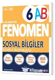 FENOMEN 6.SINIF SOSYAL BİLGİLER A B SORU BANKASI