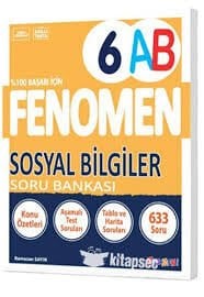 FENOMEN 6.SINIF SOSYAL BİLGİLER A B SORU BANKASI