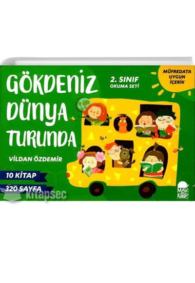 GÖKDENİZ DÜNYA TURUNDA 1 (10 Kitap)-Vildan Özdemir