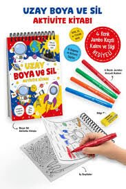 UZAY-BOYA VE SİL AKTİVİTE KİTABI-3 YAŞ +