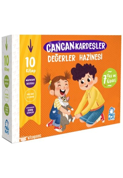 CAN CAN KARDEŞLER DEĞERLER HAZİNESİ (10 Kitap)-Doğukan İşler
