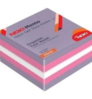 NOKİ 12014-44 MEMO 75*75 NEON EBRULİ KÜPBLOK 450SF