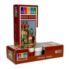 SÜDOR AHŞAP BOYASI 10X20ML SET