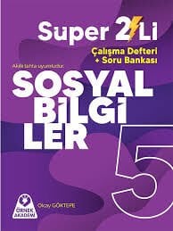 ÖRNEK AKADEMİ 5.SINIF SOSYAL BİLGİLER SÜPER İKİLİ SETİ