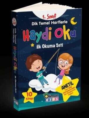 LİMON KİDS DİK TEMEL HARFLERLE HAYDİ OKU İLK OKUMA SETİ