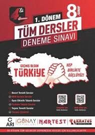 NARTEST 8.SINIF TÜM DERSLER TEKYÜREKF 1.DÖNEM 4’LÜ KAMP DENEMESİ