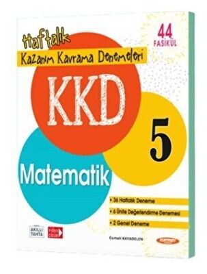 KKD 5.SINIF MATEMATİK HAFTALIK KAZANIM KAVRAMA DENEMELERİ (44 FASİKÜL)