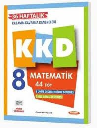 KKD 8.SINIF MATEMATİK HAFTALIK KAZANIM KAVRAMA DENEMELERİ (44 FASİKÜL)