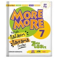 MORE&MORE 7.SINIF HAFTALIK KAZANIM KAVRAMA FÖYLERİ