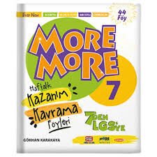 MORE&MORE 7.SINIF HAFTALIK KAZANIM KAVRAMA FÖYLERİ