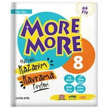 MORE&MORE 8.SINIF HAFTALIK KAZANIM KAVRAMA FÖYLERİ