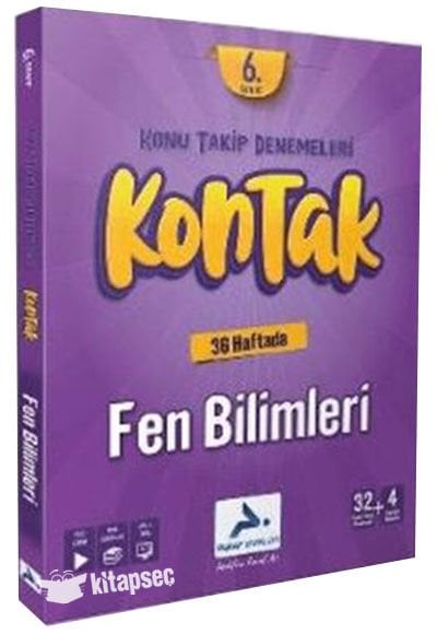 PARAF 6.SINIF FEN BİLİMLERİ 36 HAFTA KONTAK KONU TAKİP DENEMELERİ