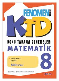 FENOMEN 8.SINIF MATEMATİK KONU TARAMA DENEMELERİ KTD 40 DENEME