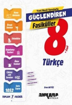 ANKARA 8.SINIF TÜRKÇE GÜÇLENDİREN FASİKÜL SET