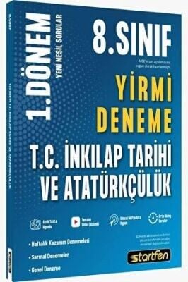 STARTFEN 8.SINIF TC İNKILAP TARİHİ ve ATATÜRKÇÜLÜK 1.DÖNEM 20 Lİ DENEME