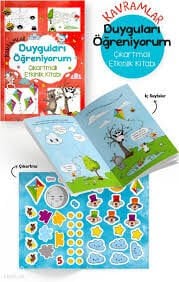 KAVRAMLAR-DUYGULARI ÖĞRENİYORUM-ÇIKARTMALI ETKİNLİK KİTABI-3 YAŞ +