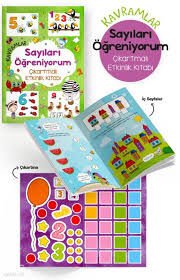 KAVRAMLAR-SAYILARI ÖĞRENİYORUM-ÇIKARTMALI ETKİNLİK KİTABI-3 YAŞ +