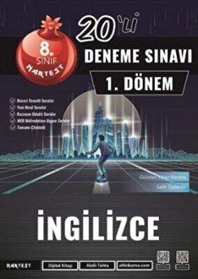 NARTEST 8.SINIF İNGİLİZCE 1. DÖNEM MOD 20 Lİ DENEME SINAVI (KAMPANYALI)