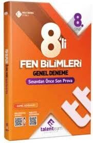 TALENTTEAM 8.SINIF FEN BİLİMLERİ GENEL DENEME