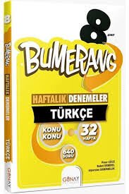 GÜNAY 8.SINIF TÜRKÇE BUMERANG HAFTALIK DENEMELER 25-26