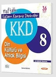 KKD 8.SINIF DİN KÜLTÜRÜ ve AHLAK BİLGİSİ HAFTALIK KAZANIM KAVRAMA DENEMELERİ (36 FASİKÜL)