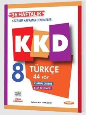 KKD 8.SINIF TÜRKÇE HAFTALIK KAZANIM KAVRAMA DENEMELERİ (44 FASİKÜL)